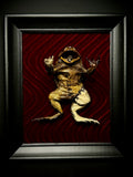 It's ALIVEEE!!!! Frankentoad! Framed Display