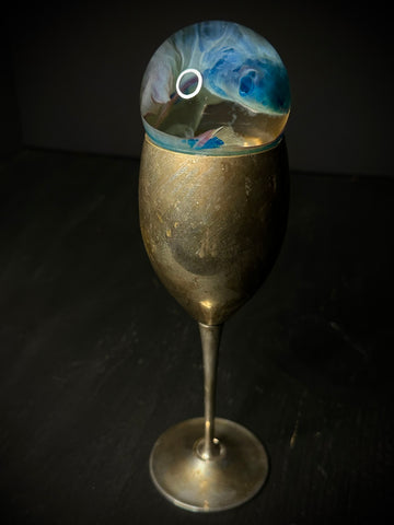 Diaphonized Dogfish Shark on Vintage Base