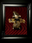 Mummified Flayed Hamster Framed Display