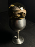 Iguana Wet Specimen with Vintage Base