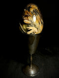 Coturnix Quail in Egg on Vintage Base