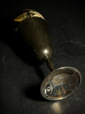 Coturnix Quail in Egg on Vintage Base