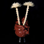 SALE!! Bone Flowers with Anatomical Heart Vase